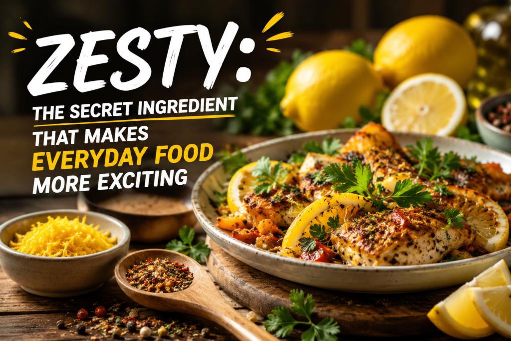 Zesty: The Secret Ingredient That Makes Everyday Food More Exciting Zesty