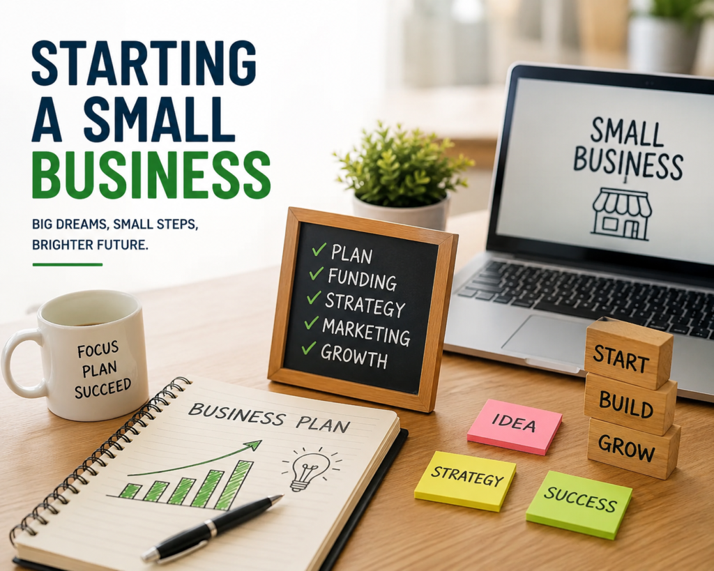 Starting a Small Business: A Practical Guide for Beginners starting a small business