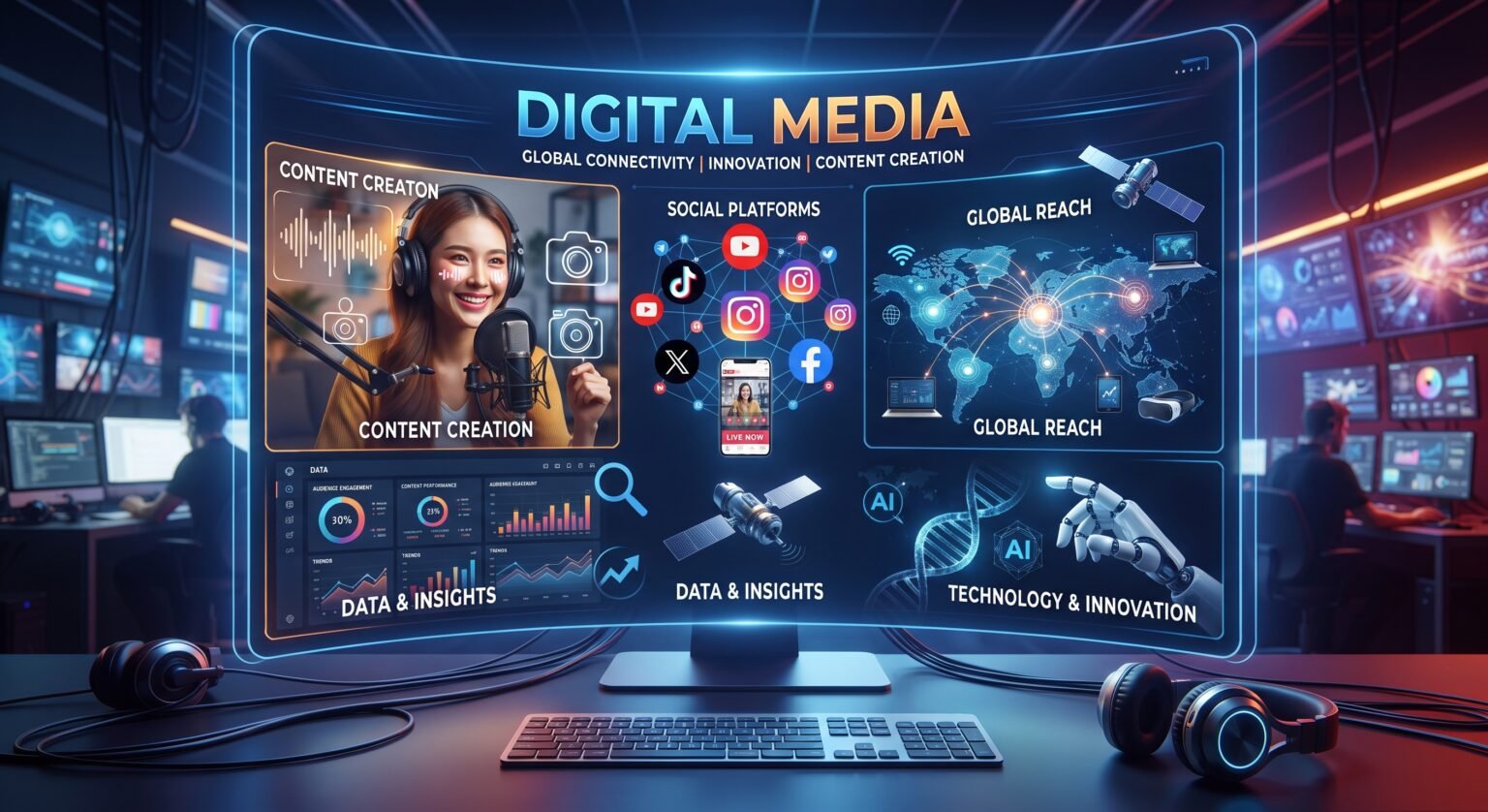 Digital Media: How It Shapes Communication, Entertainment, and Everyday Life Digital Media