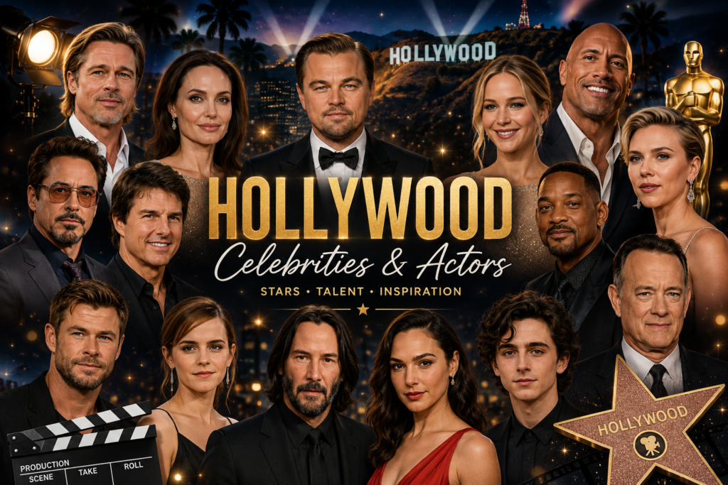 hollywood celebrities and actors