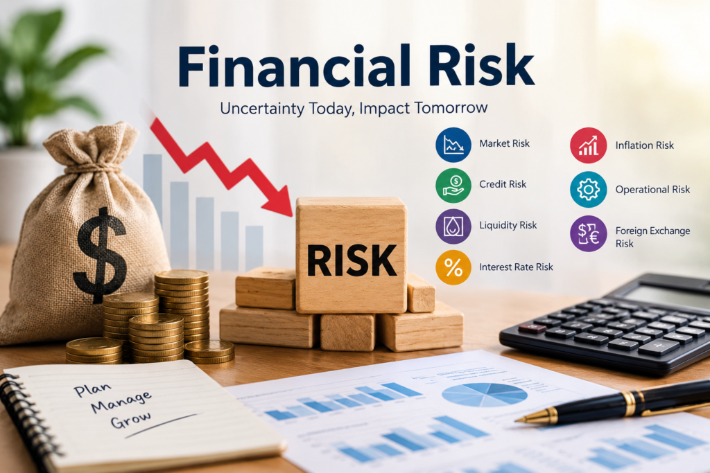 Financial Risk: Types, Examples, Causes, and How to Manage It Financial Risk