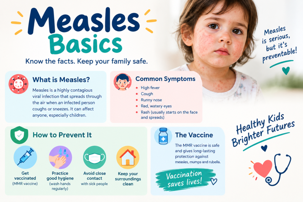 Measles Basics: Symptoms, Causes, Spread, Treatment, and Prevention measles basics