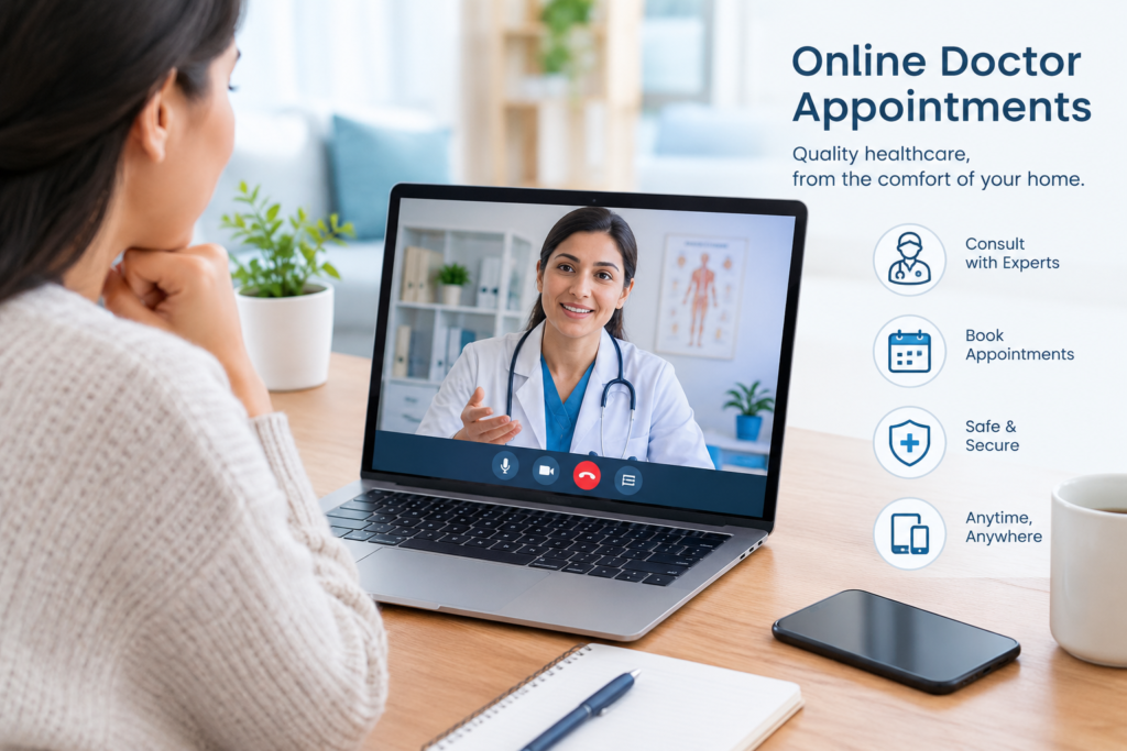 online doctor appointments